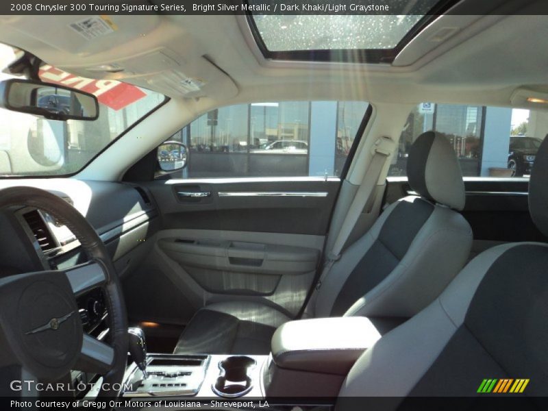 Bright Silver Metallic / Dark Khaki/Light Graystone 2008 Chrysler 300 Touring Signature Series