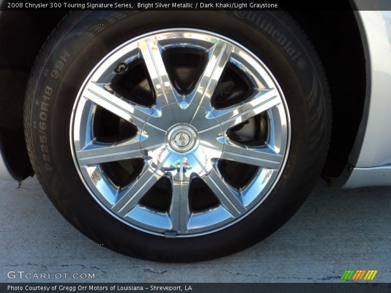 Bright Silver Metallic / Dark Khaki/Light Graystone 2008 Chrysler 300 Touring Signature Series