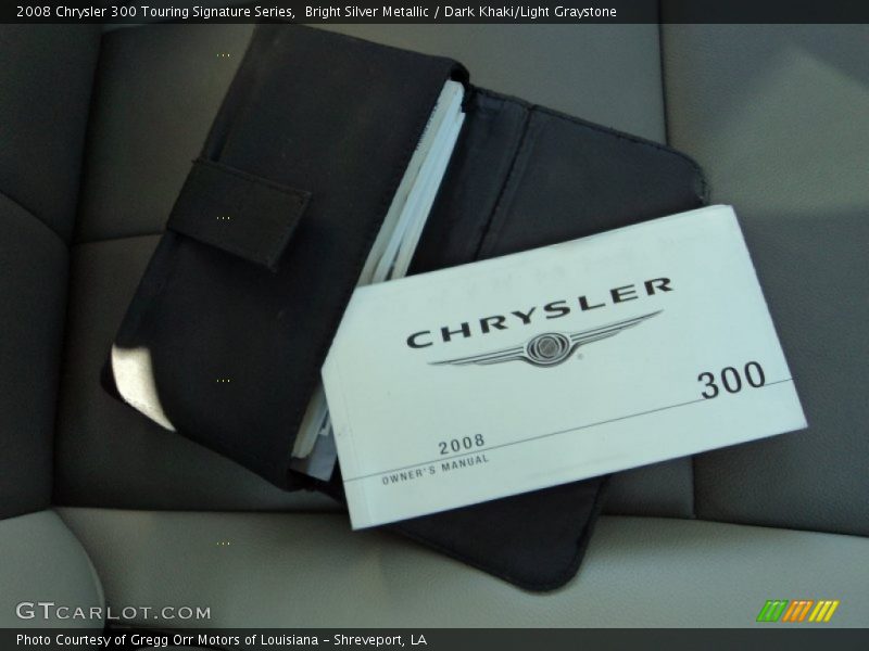 Bright Silver Metallic / Dark Khaki/Light Graystone 2008 Chrysler 300 Touring Signature Series