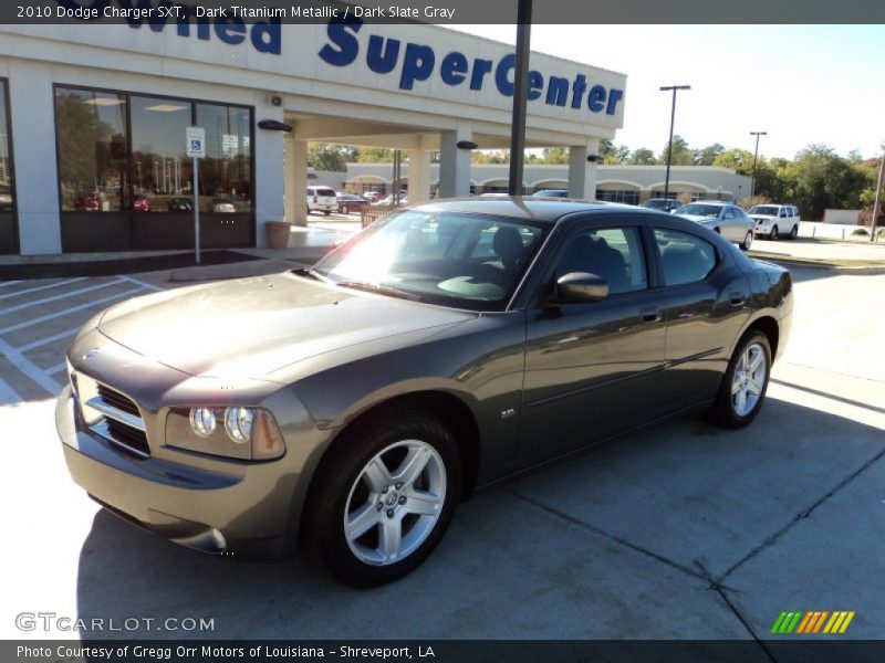 Dark Titanium Metallic / Dark Slate Gray 2010 Dodge Charger SXT