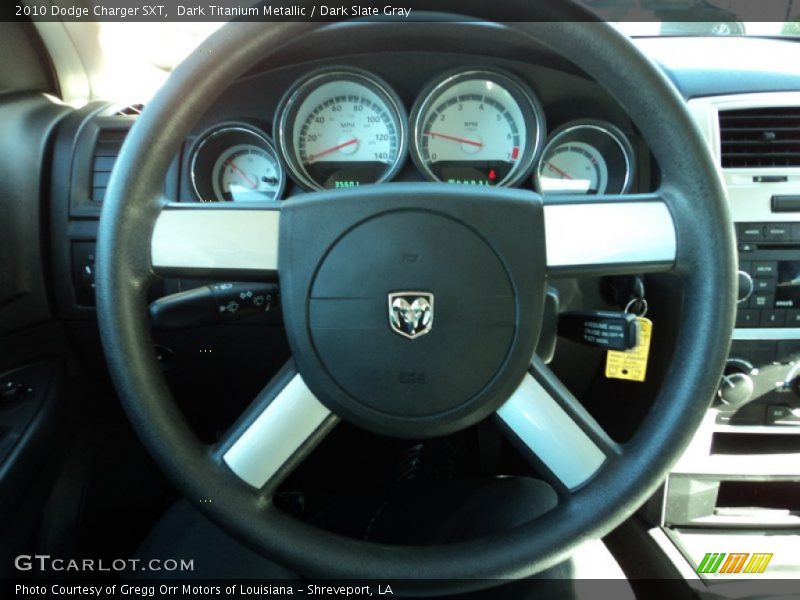 Dark Titanium Metallic / Dark Slate Gray 2010 Dodge Charger SXT