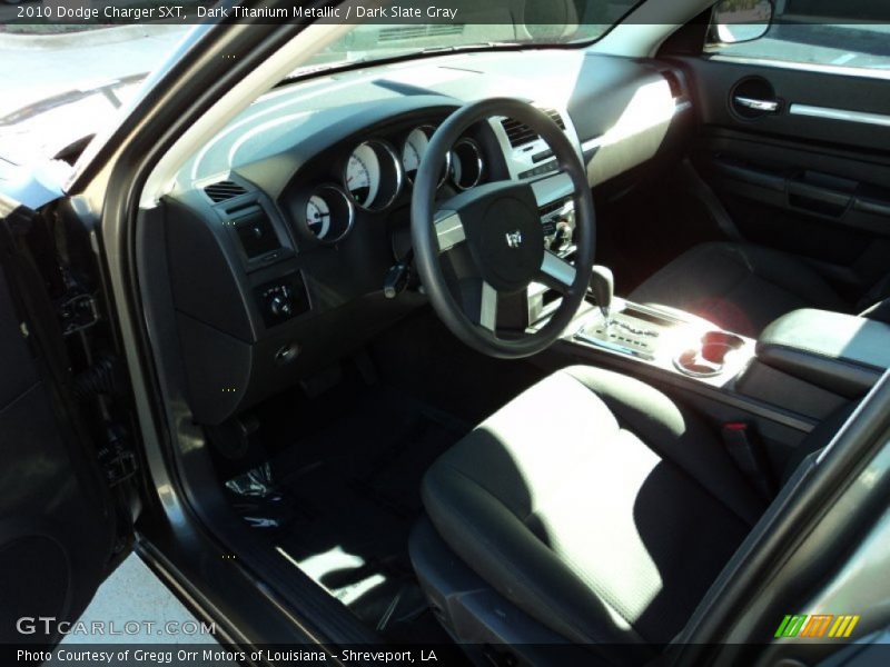 Dark Titanium Metallic / Dark Slate Gray 2010 Dodge Charger SXT