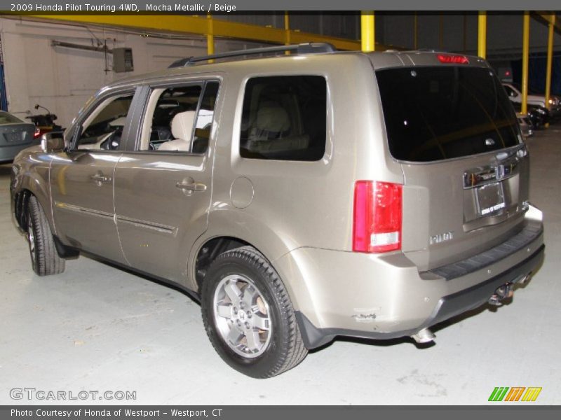 Mocha Metallic / Beige 2009 Honda Pilot Touring 4WD