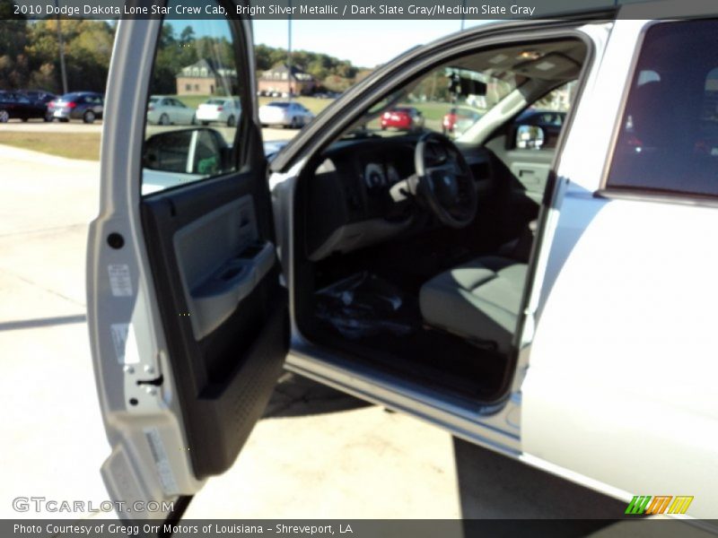 Bright Silver Metallic / Dark Slate Gray/Medium Slate Gray 2010 Dodge Dakota Lone Star Crew Cab