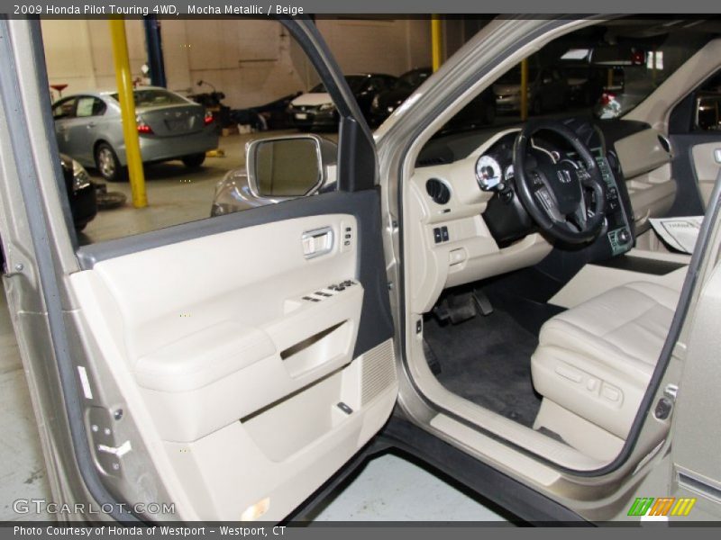 Mocha Metallic / Beige 2009 Honda Pilot Touring 4WD