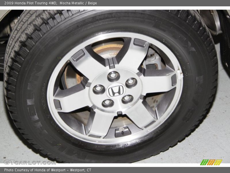 Mocha Metallic / Beige 2009 Honda Pilot Touring 4WD