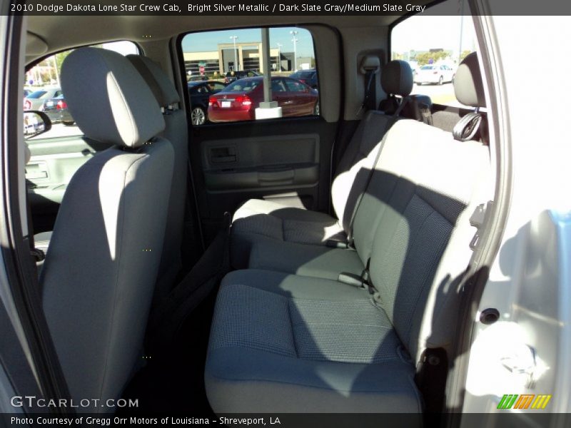 Bright Silver Metallic / Dark Slate Gray/Medium Slate Gray 2010 Dodge Dakota Lone Star Crew Cab