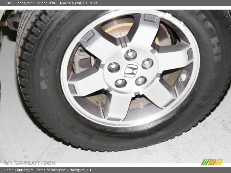 Mocha Metallic / Beige 2009 Honda Pilot Touring 4WD