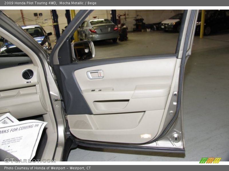Mocha Metallic / Beige 2009 Honda Pilot Touring 4WD