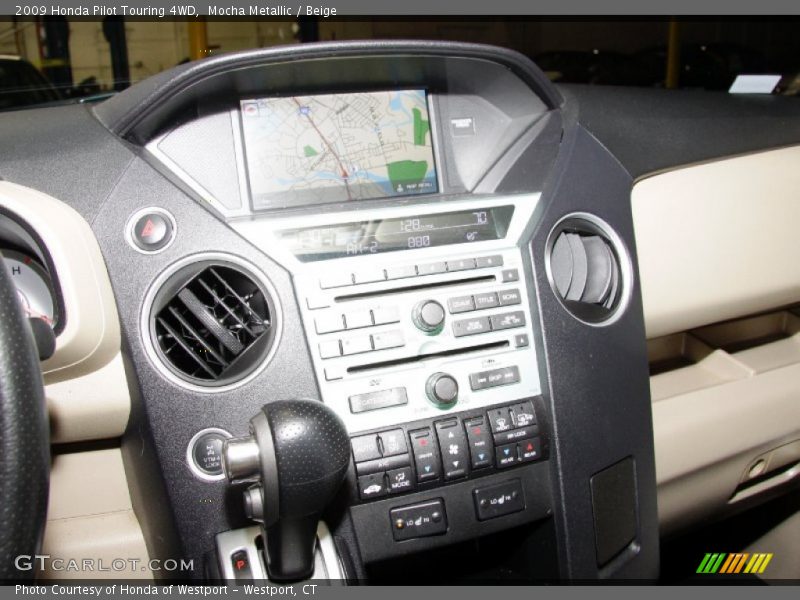 Mocha Metallic / Beige 2009 Honda Pilot Touring 4WD