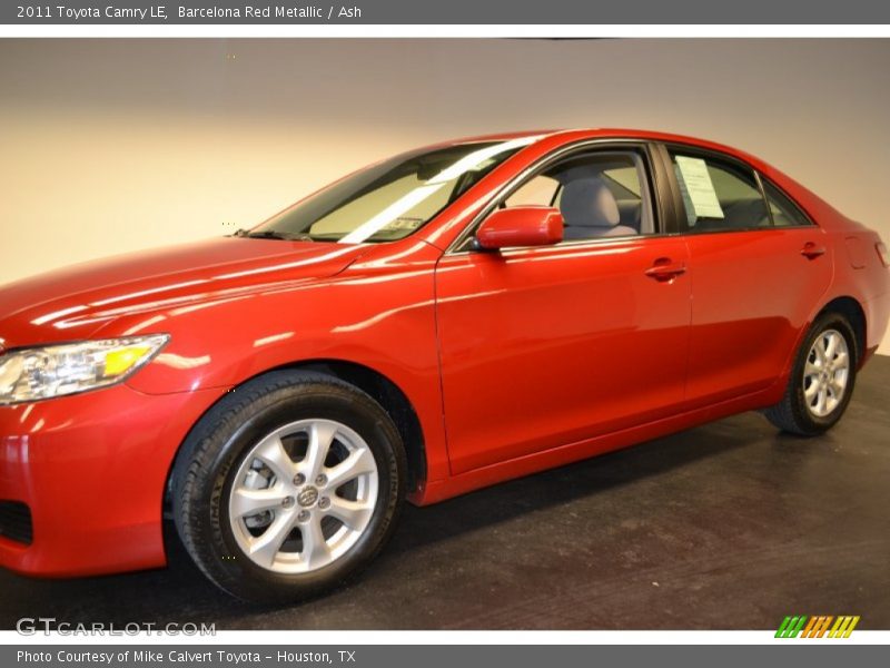 Barcelona Red Metallic / Ash 2011 Toyota Camry LE