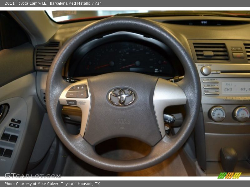 Barcelona Red Metallic / Ash 2011 Toyota Camry LE