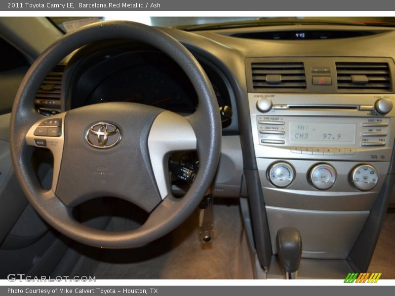 Barcelona Red Metallic / Ash 2011 Toyota Camry LE