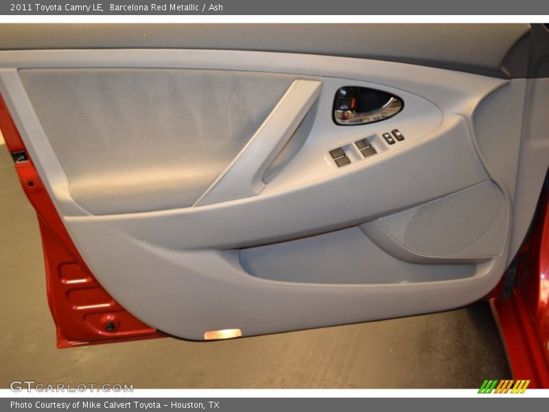 Barcelona Red Metallic / Ash 2011 Toyota Camry LE