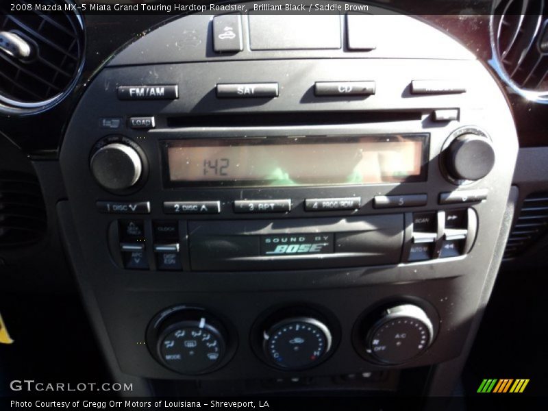 Audio System of 2008 MX-5 Miata Grand Touring Hardtop Roadster