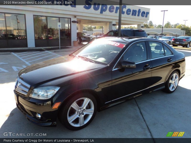 Black / Black 2010 Mercedes-Benz C 300 Sport