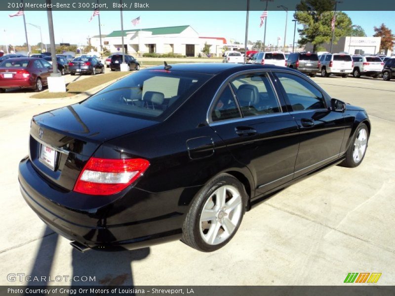 Black / Black 2010 Mercedes-Benz C 300 Sport