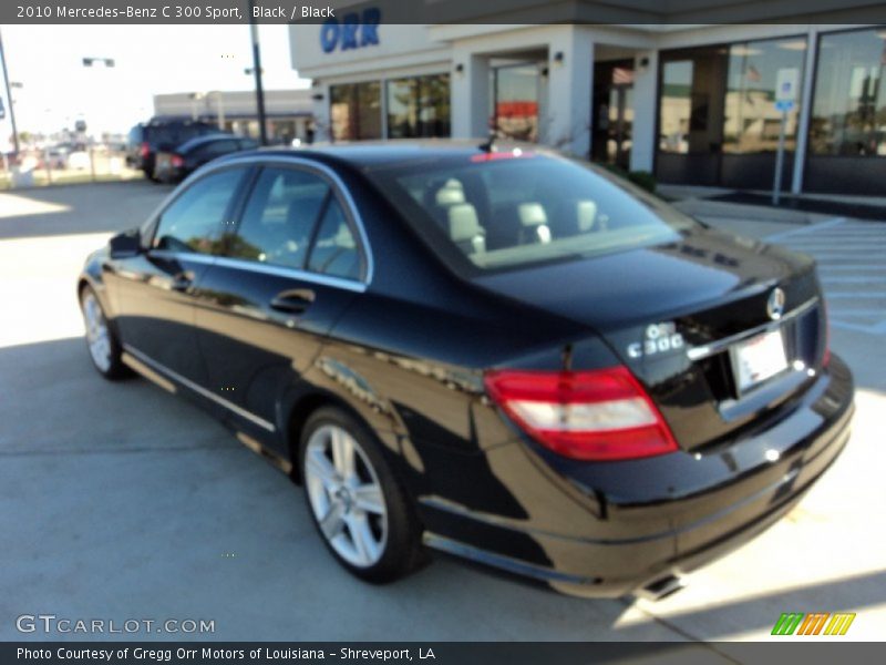Black / Black 2010 Mercedes-Benz C 300 Sport