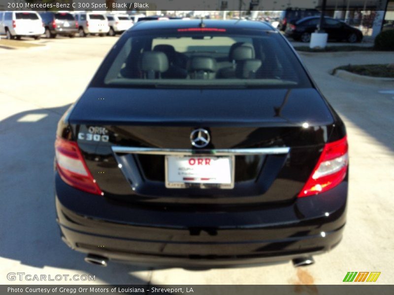 Black / Black 2010 Mercedes-Benz C 300 Sport
