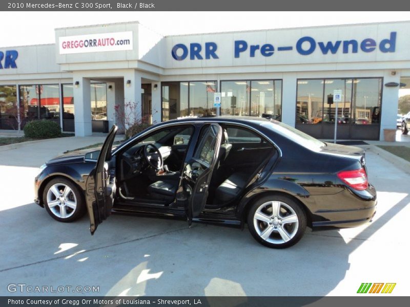 Black / Black 2010 Mercedes-Benz C 300 Sport
