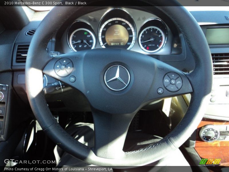 Black / Black 2010 Mercedes-Benz C 300 Sport