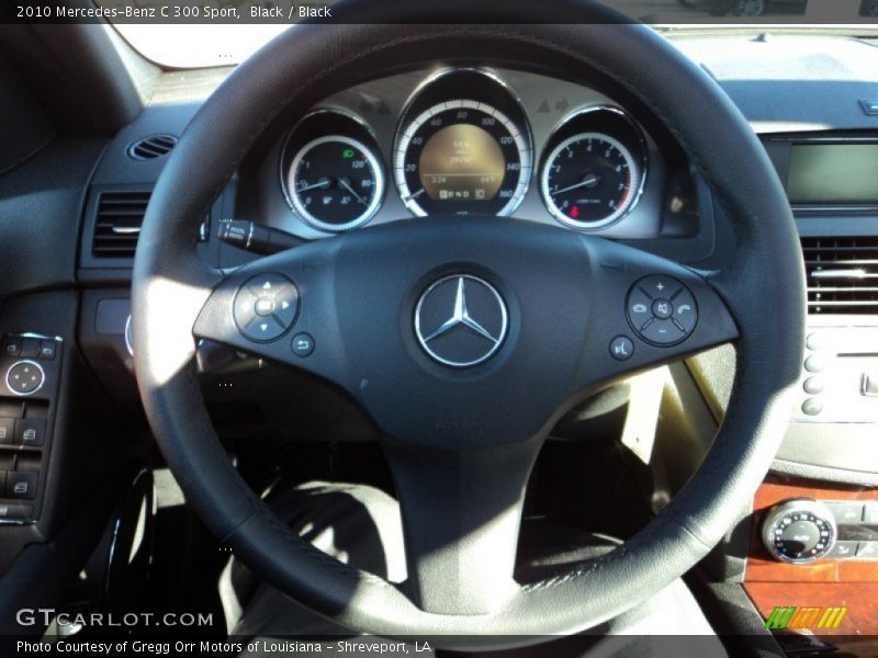 Black / Black 2010 Mercedes-Benz C 300 Sport