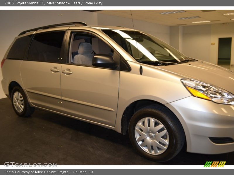 Silver Shadow Pearl / Stone Gray 2006 Toyota Sienna CE
