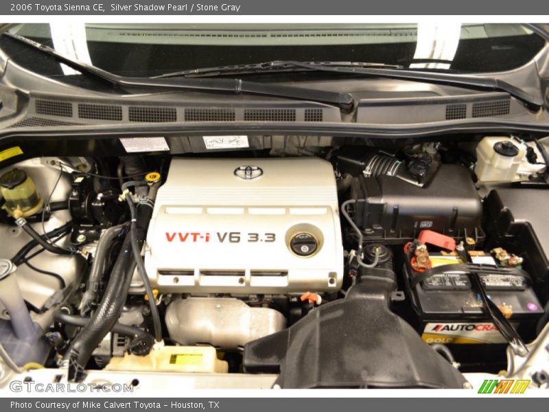 Silver Shadow Pearl / Stone Gray 2006 Toyota Sienna CE