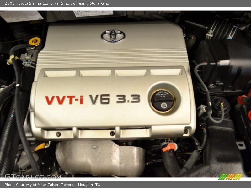 Silver Shadow Pearl / Stone Gray 2006 Toyota Sienna CE