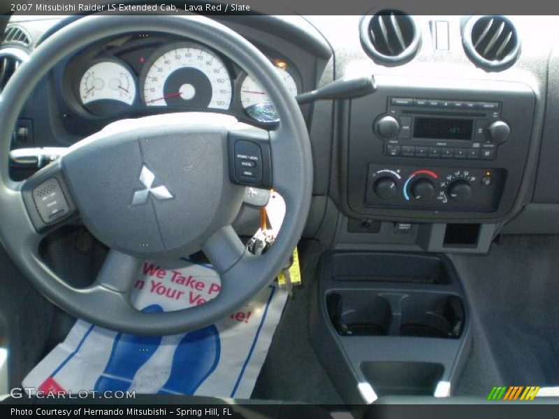 Lava Red / Slate 2007 Mitsubishi Raider LS Extended Cab