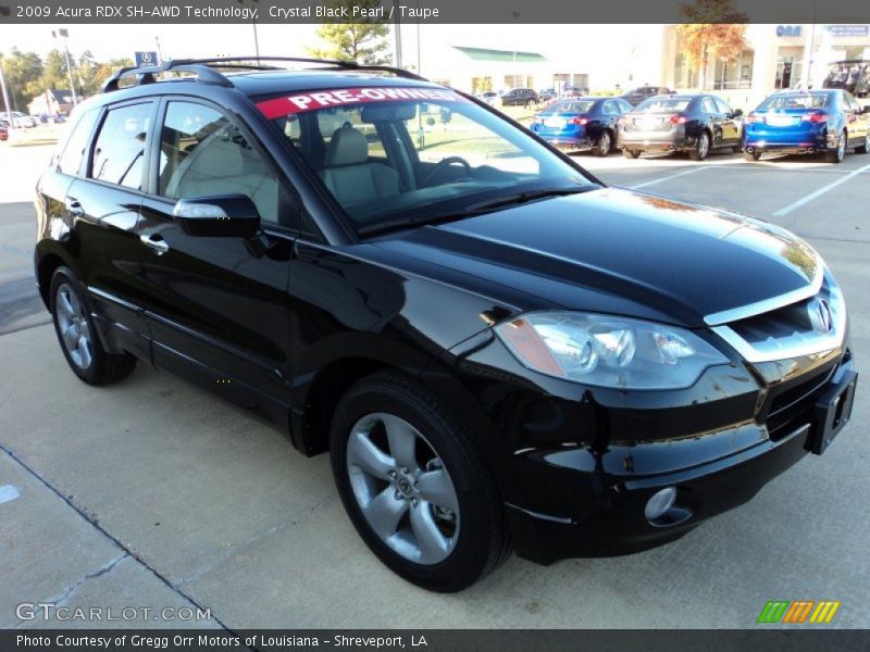 Crystal Black Pearl / Taupe 2009 Acura RDX SH-AWD Technology