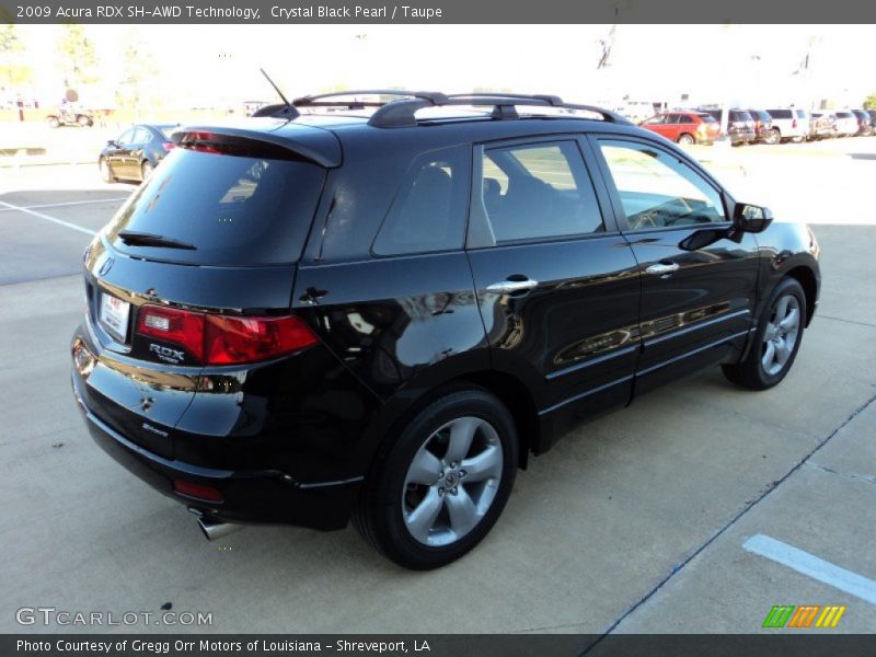 Crystal Black Pearl / Taupe 2009 Acura RDX SH-AWD Technology