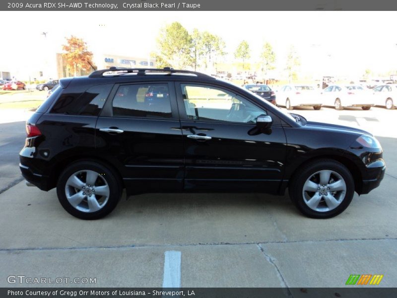 Crystal Black Pearl / Taupe 2009 Acura RDX SH-AWD Technology
