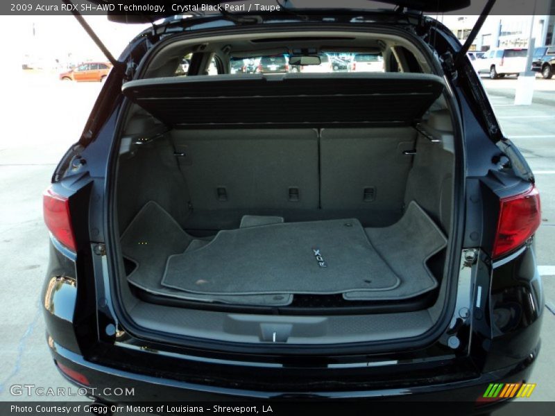 Crystal Black Pearl / Taupe 2009 Acura RDX SH-AWD Technology