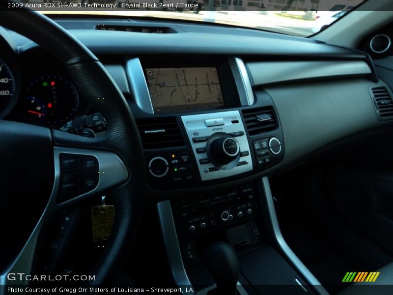 Crystal Black Pearl / Taupe 2009 Acura RDX SH-AWD Technology