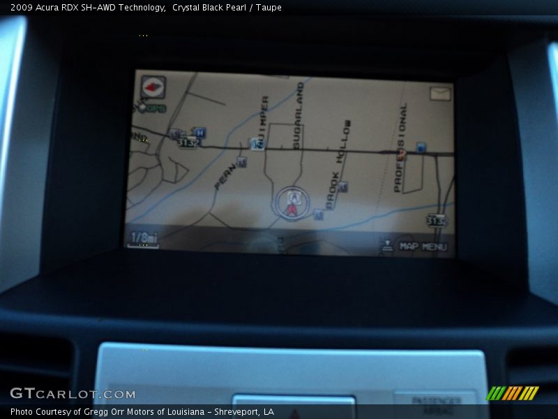 Crystal Black Pearl / Taupe 2009 Acura RDX SH-AWD Technology