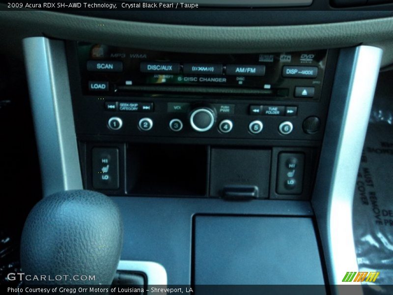 Crystal Black Pearl / Taupe 2009 Acura RDX SH-AWD Technology