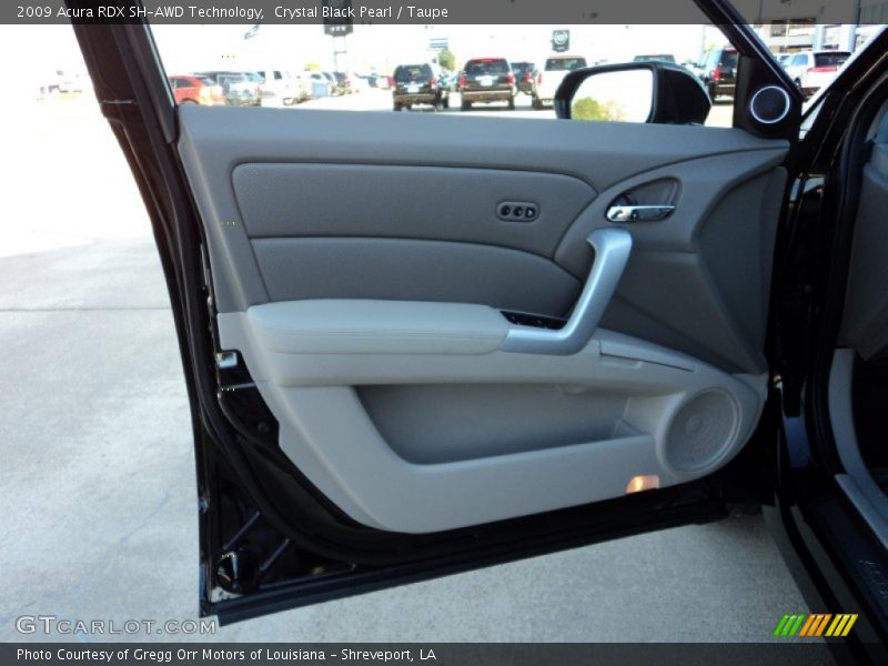 Crystal Black Pearl / Taupe 2009 Acura RDX SH-AWD Technology