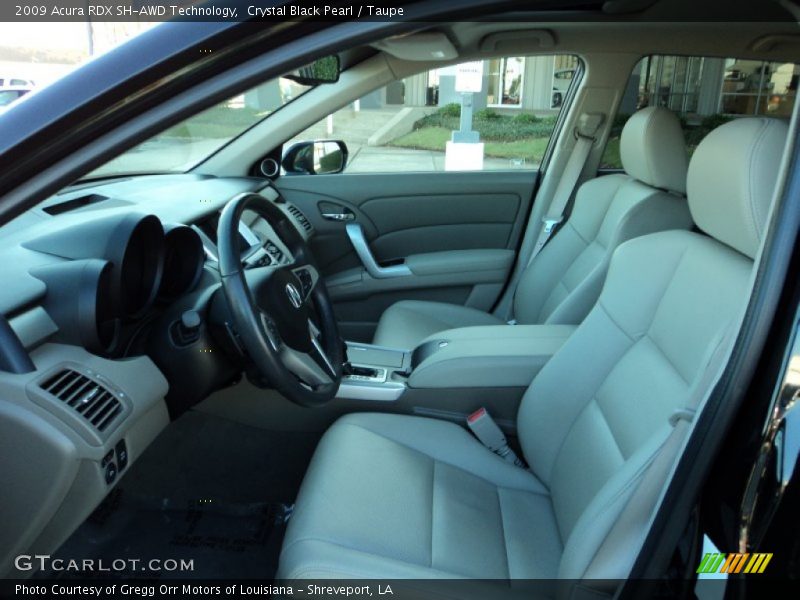 Crystal Black Pearl / Taupe 2009 Acura RDX SH-AWD Technology