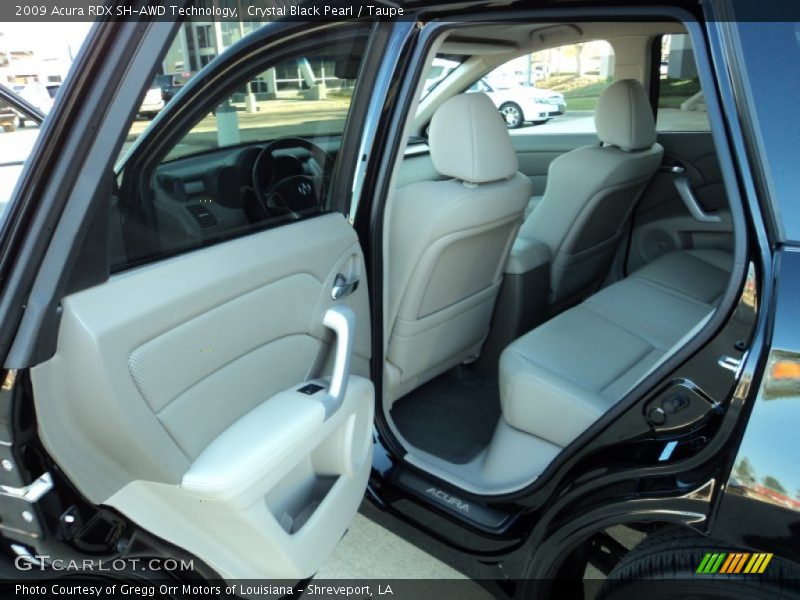 Crystal Black Pearl / Taupe 2009 Acura RDX SH-AWD Technology
