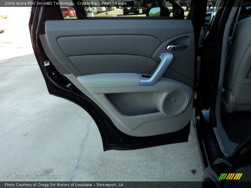 Crystal Black Pearl / Taupe 2009 Acura RDX SH-AWD Technology