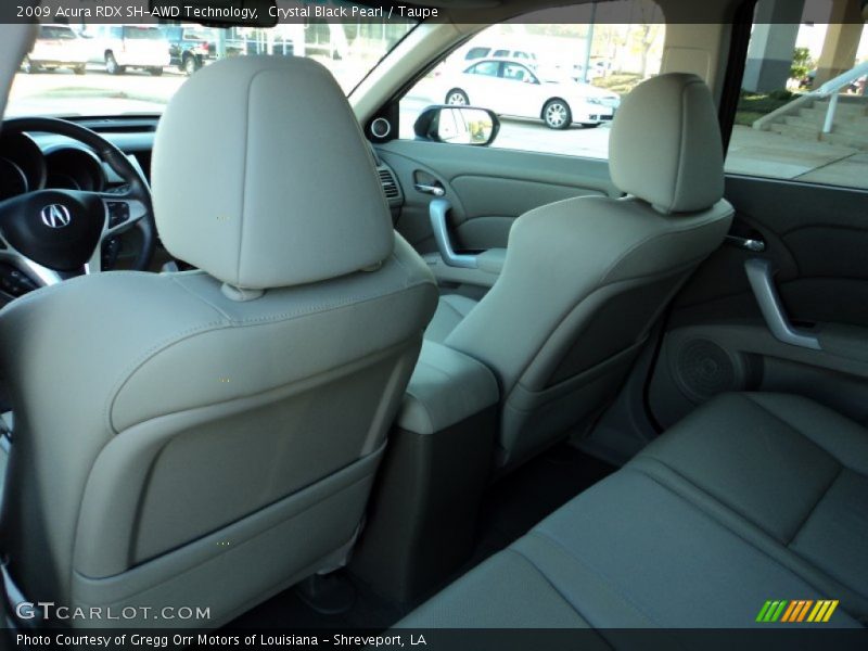 Crystal Black Pearl / Taupe 2009 Acura RDX SH-AWD Technology