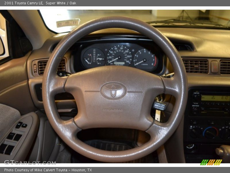 Super White / Oak 2001 Toyota Camry LE
