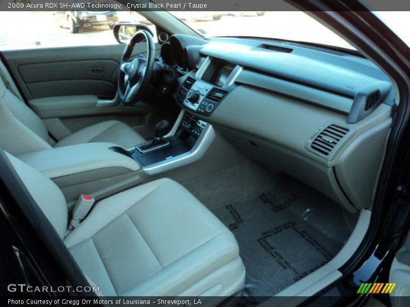 Crystal Black Pearl / Taupe 2009 Acura RDX SH-AWD Technology