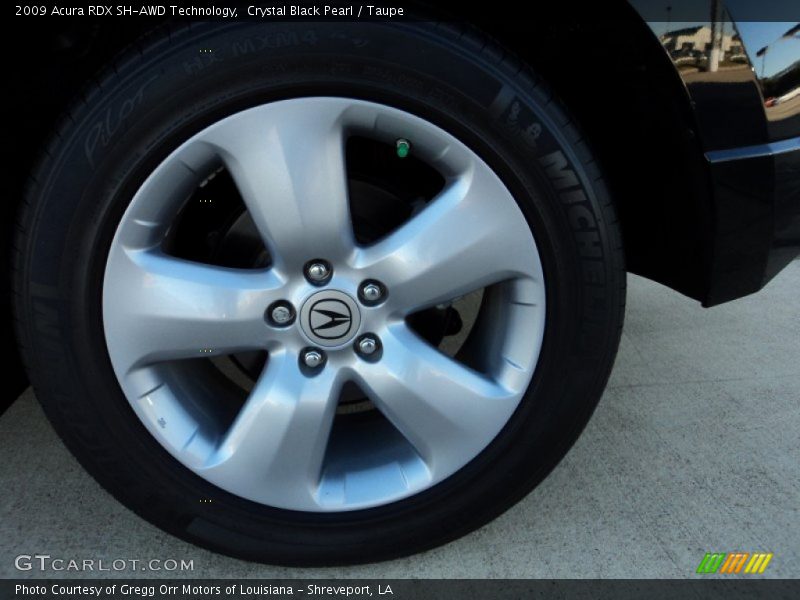 Crystal Black Pearl / Taupe 2009 Acura RDX SH-AWD Technology