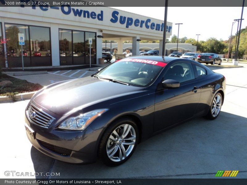 Blue Slate Metallic / Graphite 2008 Infiniti G 37 Coupe