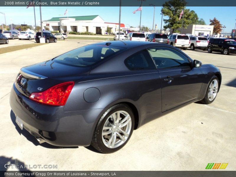 Blue Slate Metallic / Graphite 2008 Infiniti G 37 Coupe