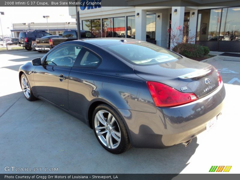 Blue Slate Metallic / Graphite 2008 Infiniti G 37 Coupe