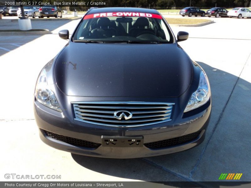 Blue Slate Metallic / Graphite 2008 Infiniti G 37 Coupe
