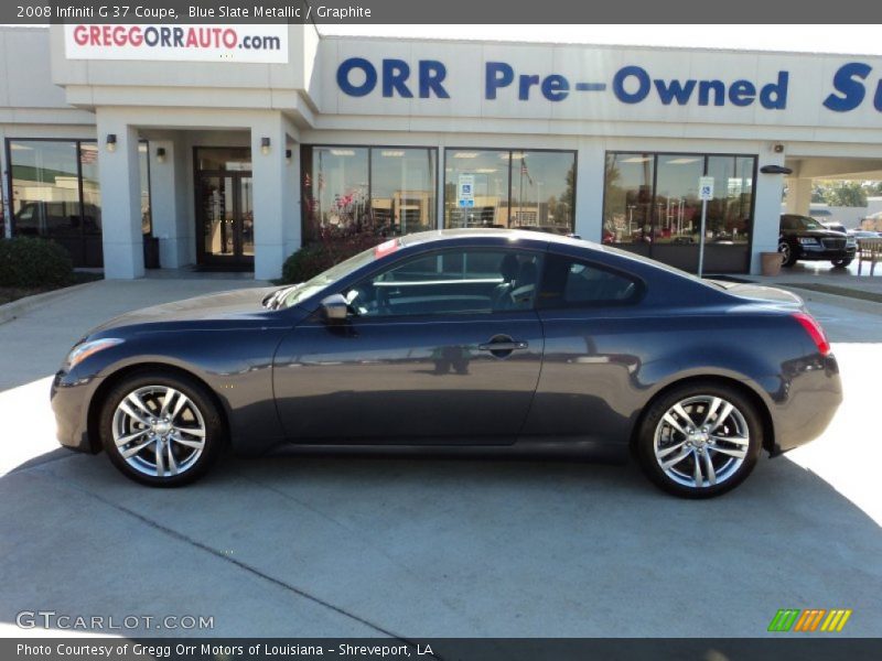 Blue Slate Metallic / Graphite 2008 Infiniti G 37 Coupe